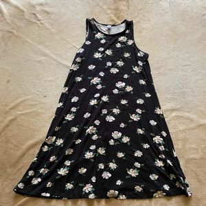 Old Navy Black Floral Dress